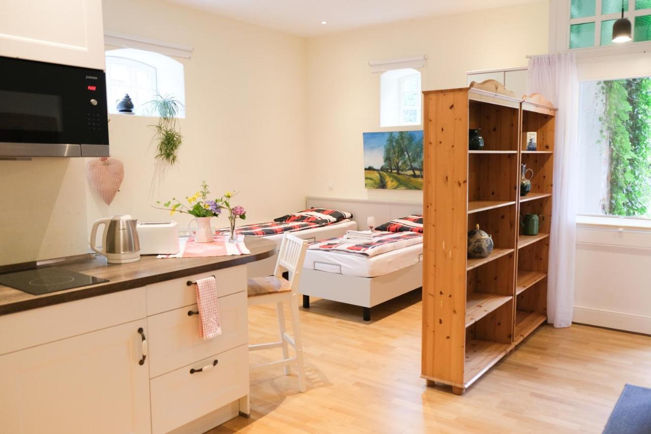 Apartmán Schloms Hof Waffensen Exteriér fotografie